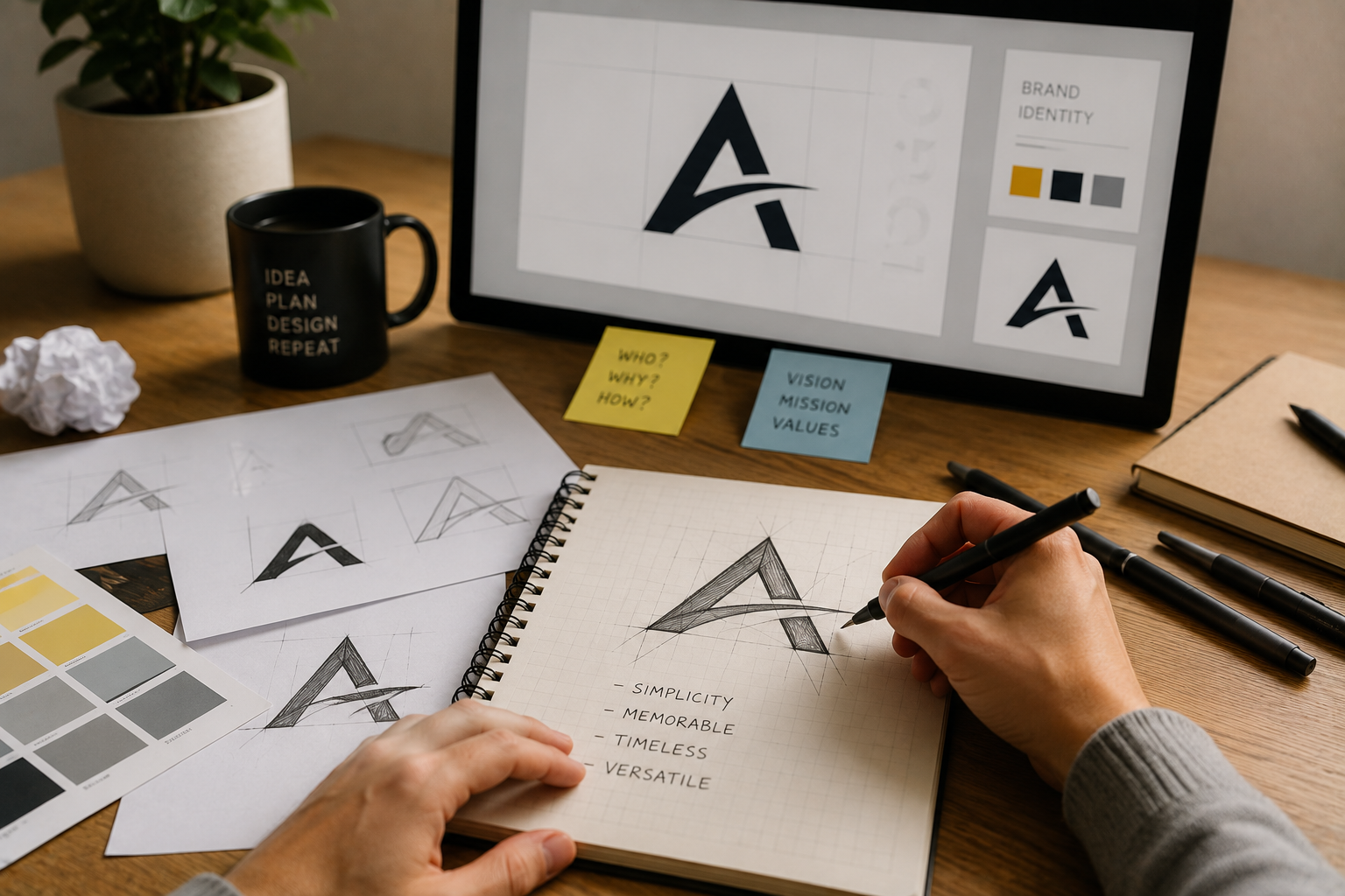 Jak se rodí logo: Anatomie procesu, který mění byznys v zapamatovatelnou značku