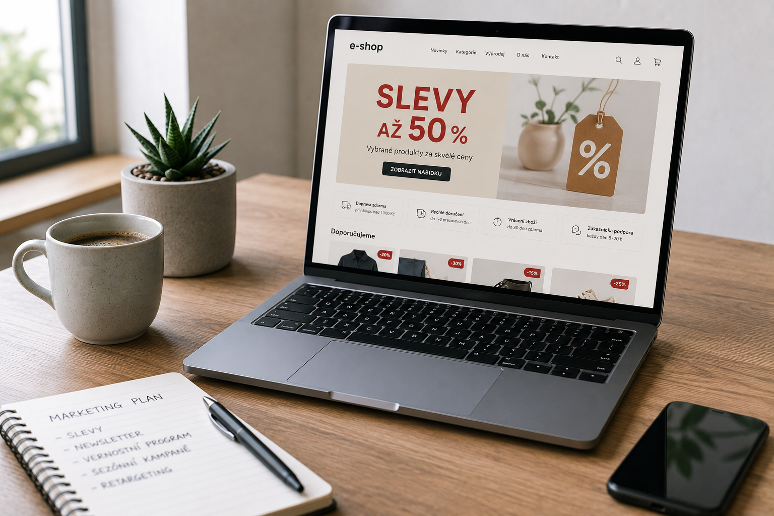 Slevy na e-shopu v roce 2026. Jak rozdávat radost zákazníkům a ne vlastní marži