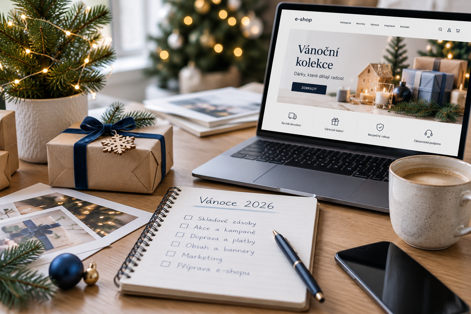 Vánoce 2026 v e-commerce: Jak připravit e-shop na nejsilnější prodejní období roku